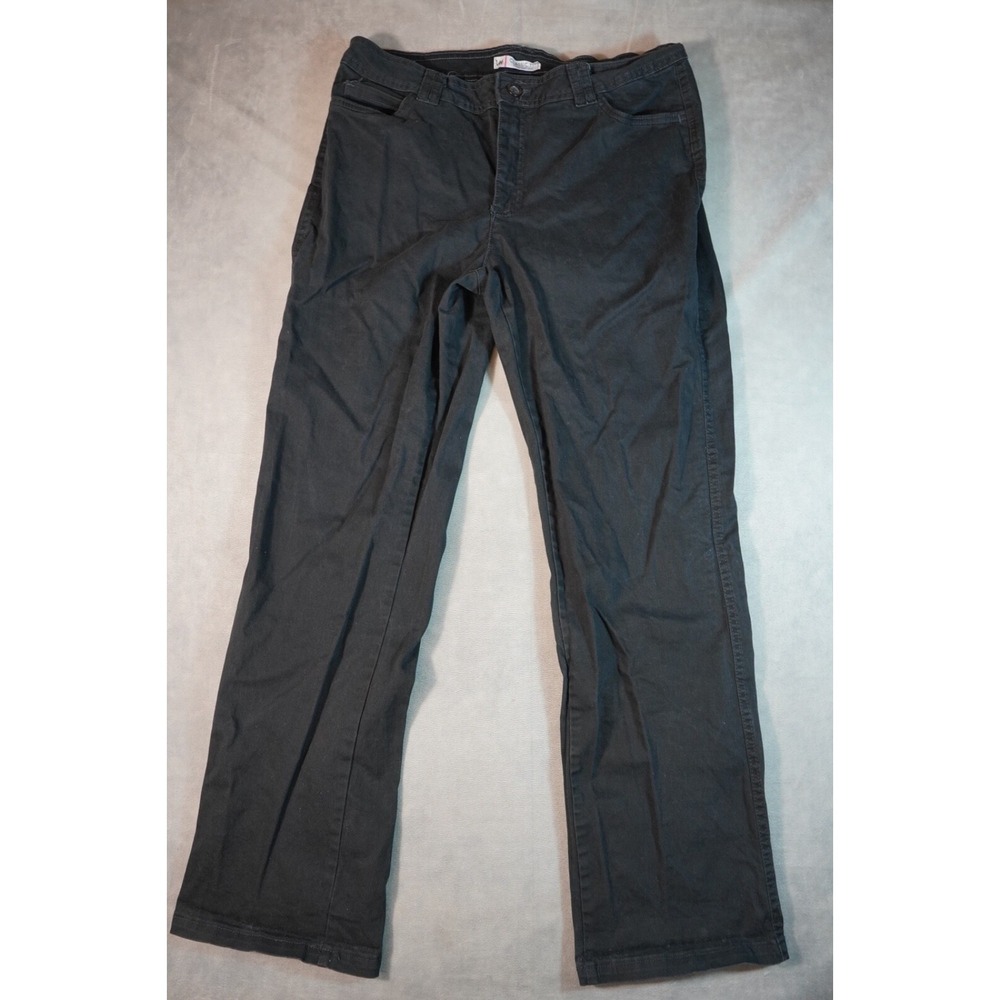 Lee Classic Fit Straight‎ Leg Women's size 14 Black Denim Jeans